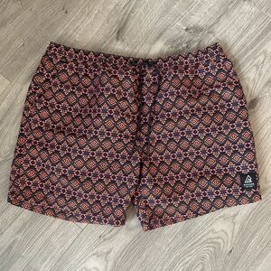 *** RIPZONE Geometric Patterned Swim/ Board Shorts